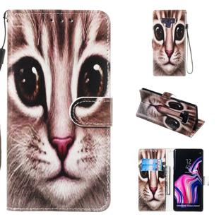 Leather Protective Case For Galaxy Note9(Coffee Cat)