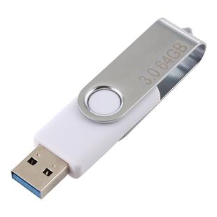 64GB Twister USB 3.0 Flash Disk USB Flash Drive (White)