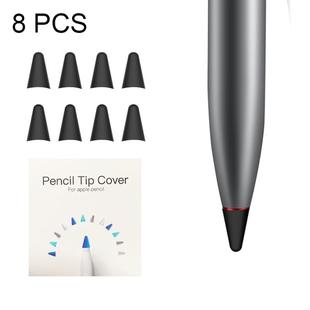 8 PCS Non-slip Mute Wear-resistant Nib Cover for M-pencil Lite (Black)