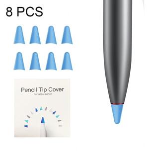 8 PCS Non-slip Mute Wear-resistant Nib Cover for M-pencil Lite (Dark Blue)
