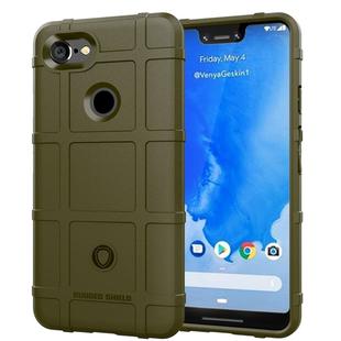 Full Coverage Shockproof TPU Case for Google Pixel 3 XL(Green)