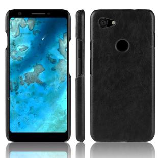 Shockproof Litchi Texture PC + PU Case for Google Pixel 3 lite (Black)