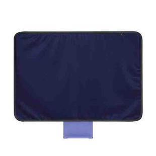 For 24 inch Apple iMac Portable Dustproof Cover Desktop Apple Computer LCD Monitor Cover with Storage Bag(Purple)