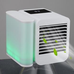 3 in 1 Refrigeration + Humidification + Purification Air Cooler Desktop Cooling Fan with Colorful Light