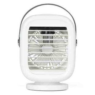 LLD-S02 Mini Portable Rotating Water Cooling Electric Fan (White)