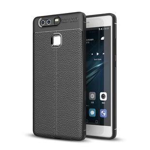 For Huawei  P9 Plus Litchi Texture TPU Protective Case (Black)