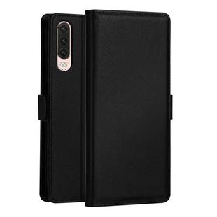 DZGOGO MILO Series PC + PU Horizontal Flip Leather Case for Huawei P30, with Holder & Card Slot & Wallet (Black)