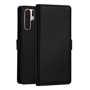 DZGOGO MILO Series PC + PU Horizontal Flip Leather Case for Huawei P30 Pro, with Holder & Card Slot & Wallet (Black)