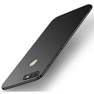 MOFI for Huawei Honor Play 7C Frosted PC Ultra-thin Edge Fully Wrapped Protective Back Cover Case(Black)