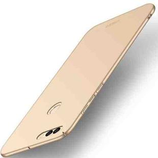 MOFI for Huawei Y9 (2018)  Frosted PC Ultra-thin Edge Fully Wrapped Protective Back Cover Case(Gold)