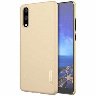 NILLKIN for Huawei P20 Frosted Concave-convex Texture PC Protective Back Case(Gold)