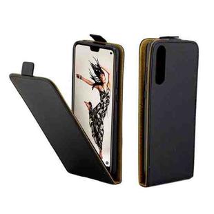 Business Style Vertical Flip TPU Leather Case  for Huawei P20 Pro , with Card Slot (Black)