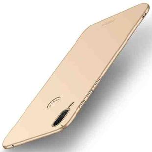MOFI Frosted PC Ultra-thin Edge Fully Wrapped Protective Back Case for Huawei Honor Play (Gold)
