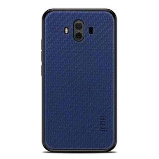 MOFI Cloth Surface + PC + TPU Protective Back Case for Huawei Mate 10 (Blue)