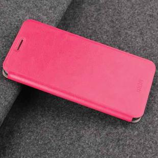 MOFI Crazy Horse Texture Horizontal Flip Shockproof Protective Leather Case for Huawei Honor 9i, with Holder(Rose Red)