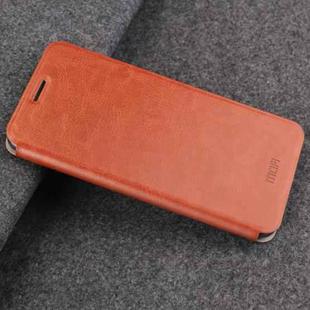 MOFI Crazy Horse Texture Horizontal Flip Shockproof Protective Leather Case for Huawei Honor 9i, with Holder(Brown)