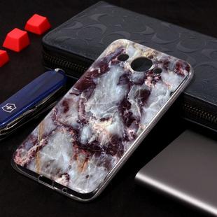 Marble Pattern Soft TPU Case For Huawei Y3 (2018)(Grey)