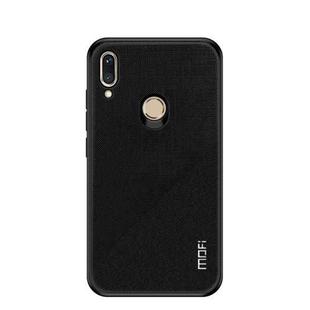 MOFI Shockproof TPU + PC + Cloth Pasted Case for Huawei Nova 3i (Black)