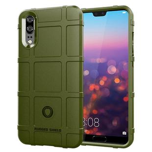 Full Coverage Shockproof TPU Case for Huawei P20 (Green)