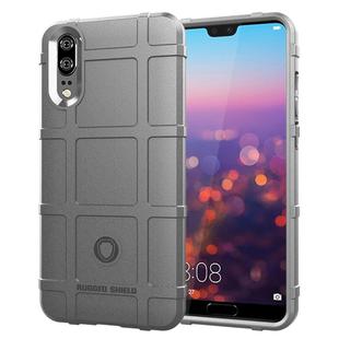 Full Coverage Shockproof TPU Case for Huawei P20 (Grey)