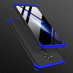 GKK Three Stage Splicing Full Coverage PC Case for Huawei Mate 20 Lite / Maimang 7(Black Blue)