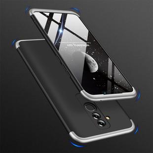 GKK Three Stage Splicing Full Coverage PC Case for Huawei Mate 20 Lite / Maimang 7(Black Silver)
