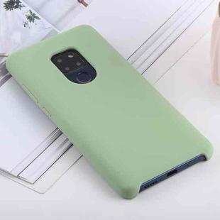 Solid Color Liquid Silicone Shockproof Case for Huawei Mate 20(Green)