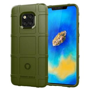 Shockproof Full Coverage Silicone Case for Huawei Mate 20 Pro Protector Cover (Army Green)