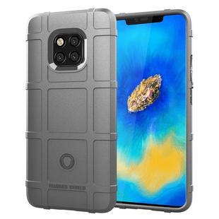 Shockproof Full Coverage Silicone Case for Huawei Mate 20 Pro Protector Cover (Grey)