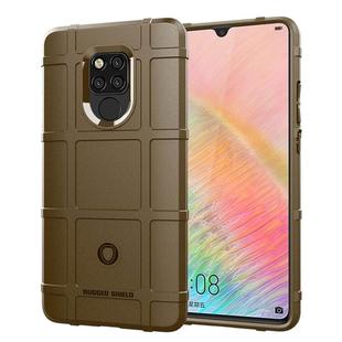 Shockproof Full Coverage Silicone Case for Huawei Mate 20X Protector Cover (Brown)