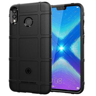 Shockproof Protector Cover Full Coverage Silicone Case for Huawei Honor 8X (Black)