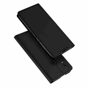 DUX DUCIS Skin Pro Series Horizontal Flip PU + TPU Leather Case for Huawei Y9 (2019) / Enjoy 9 Plus, with Holder & Card Slots (Black)