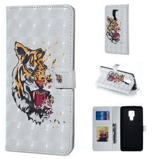 Tiger Pattern Horizontal Flip Leather Case for Huawei Mate 20 X, with Holder & Card Slots & Photo Frame & Wallet