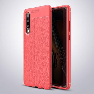 Litchi Texture TPU Shockproof Case for Huawei P30 (Red)