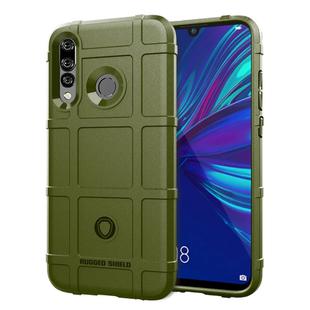 Shockproof Rugged Shield Full Coverage Protective Silicone Case for Huawei P Smart+ 2019 (Army Green)