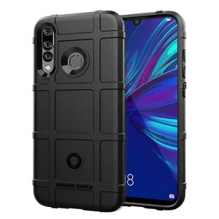 Shockproof Rugged Shield Full Coverage Protective Silicone Case for Huawei P Smart+ 2019 (Black)