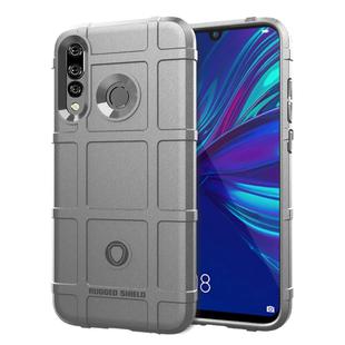 Shockproof Rugged Shield Full Coverage Protective Silicone Case for Huawei P Smart+ 2019 (Grey)