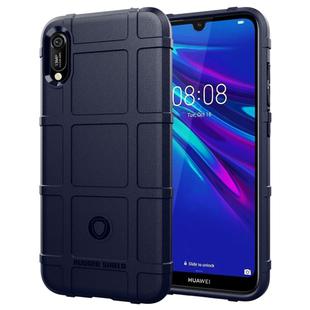 Shockproof Rugged Shield Full Coverage Protective Silicone Case for Huawei Enjoy 9e (Blue)