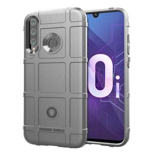 Shockproof Rugged Shield Full Coverage Protective Silicone Case for Huawei Honor 10i (Grey)