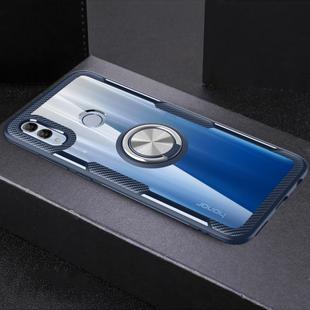 Scratchproof TPU + Acrylic Ring Bracket Protective Case for Huawei Honor 10 Lite(Navy Blue)