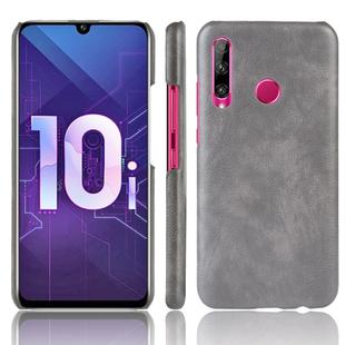 Shockproof Litchi Texture PC + PU Case for Huawei Honor 10i / 20i (Grey)