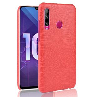 Shockproof Crocodile Texture PC + PU Case for Huawei Honor 10i / 20i (Red)