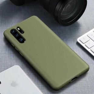 Starry Series Shockproof  Straw Material + TPU Protective Case for Huawei P30 Pro (Dark Green)