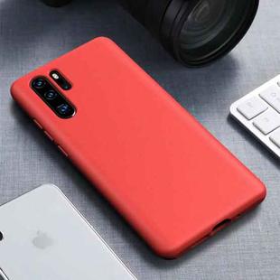 Starry Series Shockproof  Straw Material + TPU Protective Case for Huawei P30 Pro (Red)