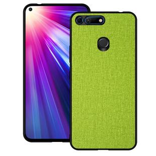 Shockproof Cloth Texture PC+ TPU Protective Case for Huawei Honor View 20 (Green)