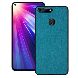 Shockproof Cloth Texture PC+ TPU Protective Case for Huawei Honor View 20 (Blue)