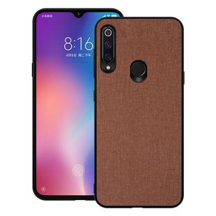 Shockproof Cloth Texture PC+ TPU Protective Case for Huawei Nova 4e & P30 Lite (Brown)