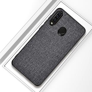 Shockproof Cloth Texture PC+ TPU Protective Case for Huawei Honor 10i (Grey)