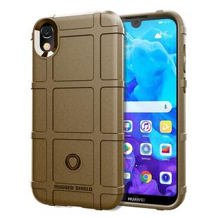 Shockproof Protector Cover Full Coverage Silicone Case for Huawei Y5 (2019) (Brown)