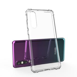 Shockproof Transparent TPU Soft Case for Huawei P30 (Transparent)